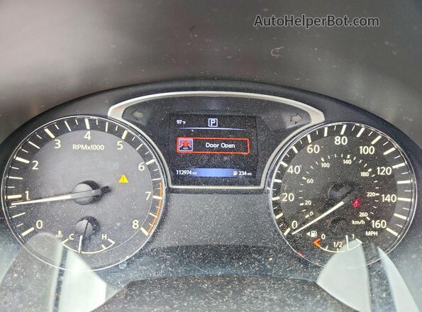 1N4AL3AP4HC201649 2017 NISSAN ALTIMA Gray Vista del cuadro de instrumentos