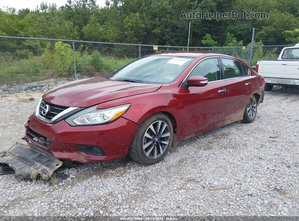 1N4AL3AP4HC227877 2017 NISSAN ALTIMA Red Առջևի ձախ երեք քառորդ տեսարան