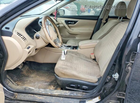 1N4AL3AP4HC259230 2017 NISSAN ALTIMA Черный Вид салона спереди