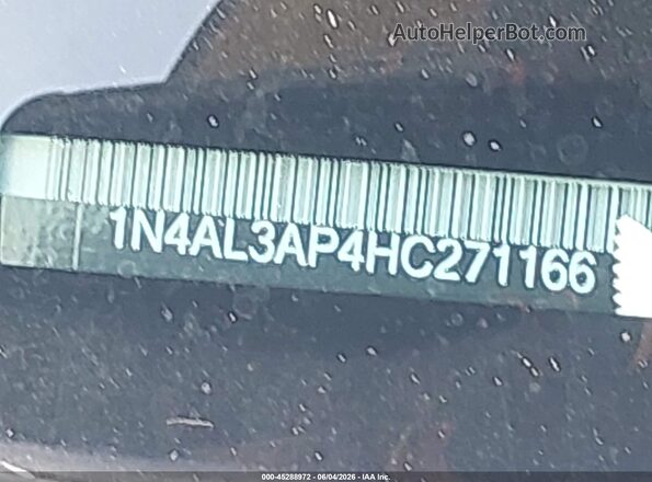 1N4AL3AP4HC271166 2017 NISSAN ALTIMA Серебряный Вид панели приборов