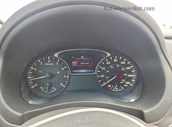 1N4AL3AP4HN303750 2017 NISSAN ALTIMA White Widok zestawu wskaźników