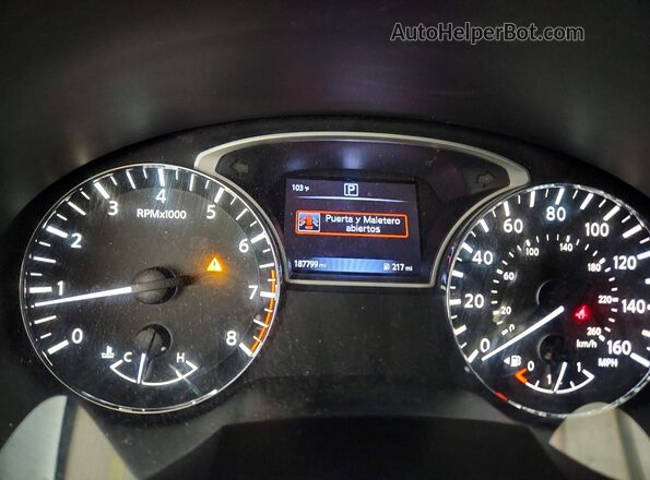 1N4AL3AP4HN326087 2017 NISSAN ALTIMA Серый Вид щитка приборов
