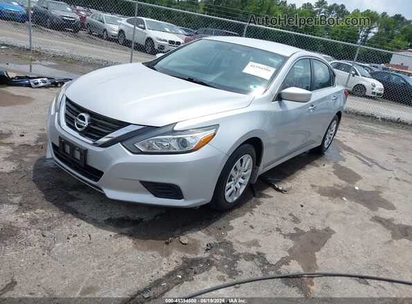 1N4AL3AP4HN327112 2017 NISSAN ALTIMA Silver Առջևի ձախ երեք քառորդ տեսարան