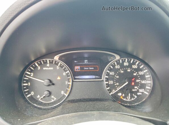 1N4AL3AP4HN347022 2017 NISSAN ALTIMA Серебряный Вид щитка приборов