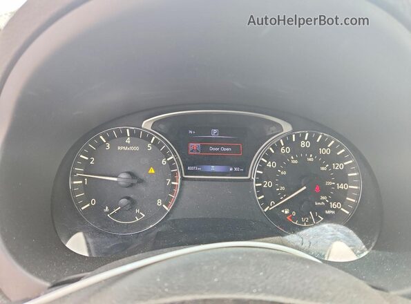 1N4AL3AP4JC122729 2018 NISSAN ALTIMA White Instrument cluster view