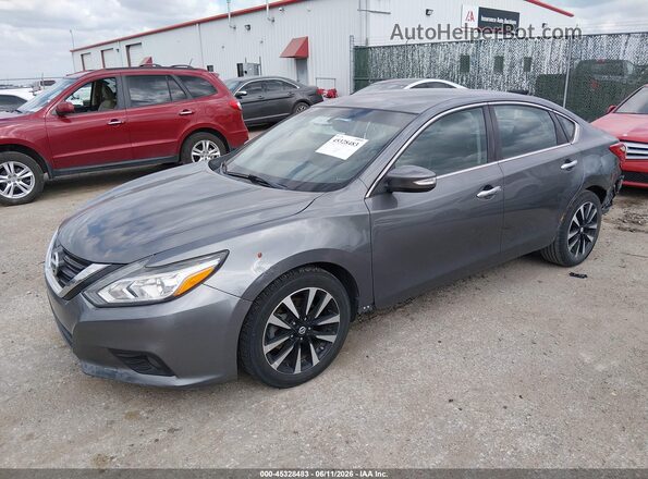 1N4AL3AP4JC155097 2018 NISSAN ALTIMA Gray წინა მარცხენა ხედი სამი მეოთხედიდან