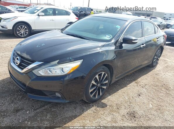 1N4AL3AP4JC158999 2018 NISSAN ALTIMA Black Առջևի ձախ երեք քառորդ տեսարան
