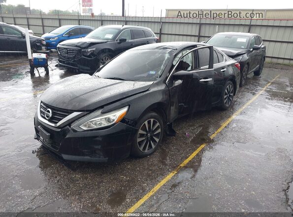 1N4AL3AP4JC162275 2018 NISSAN ALTIMA Черный Передняя левая четверть