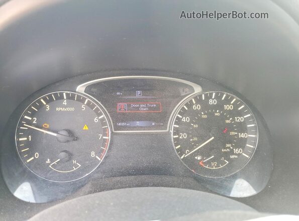 1N4AL3AP4JC185894 2018 NISSAN ALTIMA Black ხელსაწყოთა პანელის ხედი