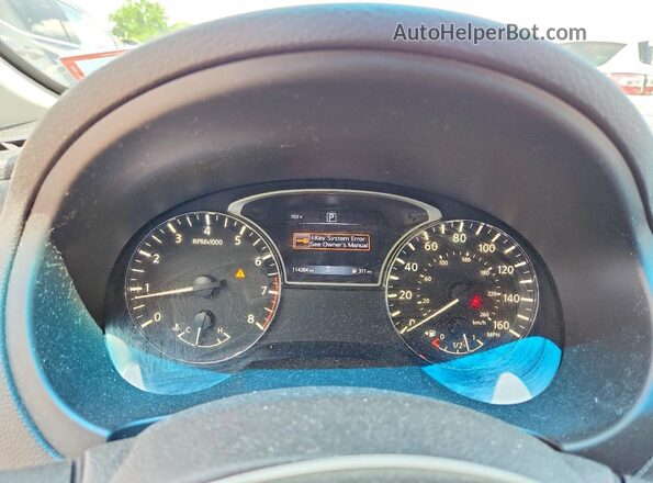 1N4AL3AP4JC188763 2018 NISSAN ALTIMA White Vista del cuadro de instrumentos