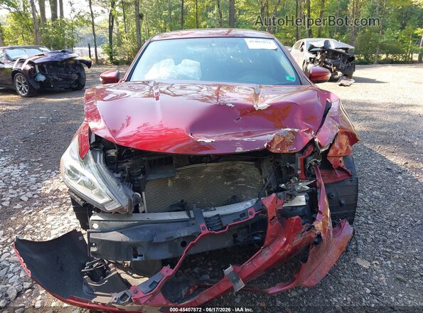 1N4AL3AP4JC213743 2018 NISSAN ALTIMA Red Dashboard view