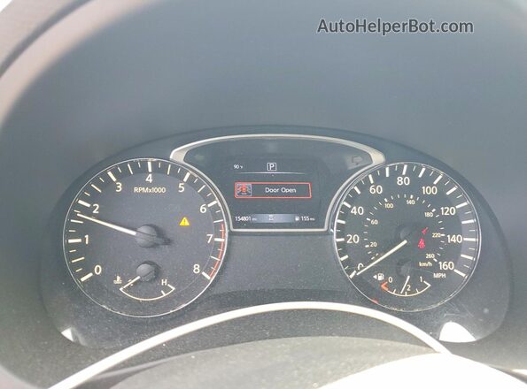 1N4AL3AP4JC216416 2018 NISSAN ALTIMA Blue Вид щитка приладів