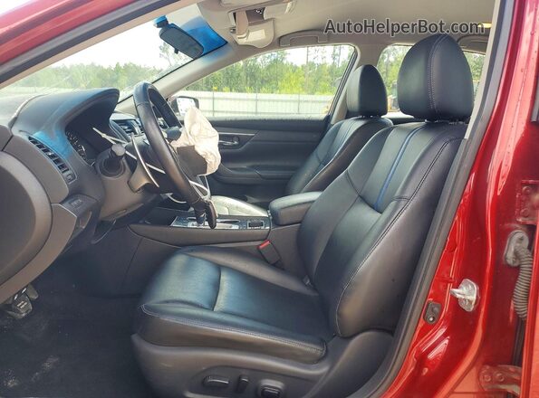 1N4AL3AP4JC264028 2018 NISSAN ALTIMA Бордовый Вид салона спереди