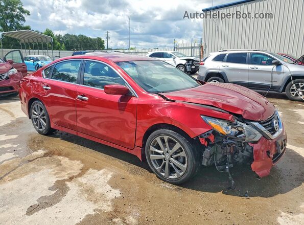 1N4AL3AP4JC264028 2018 NISSAN ALTIMA Бордовый Передняя правая четверть