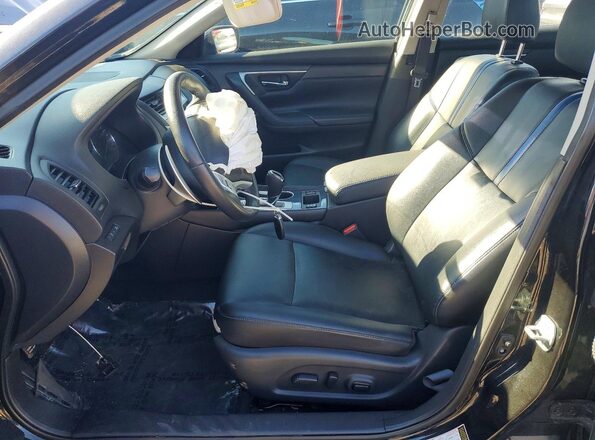 1N4AL3AP4JC277572 2018 NISSAN ALTIMA Black წინა სალონის ხედი