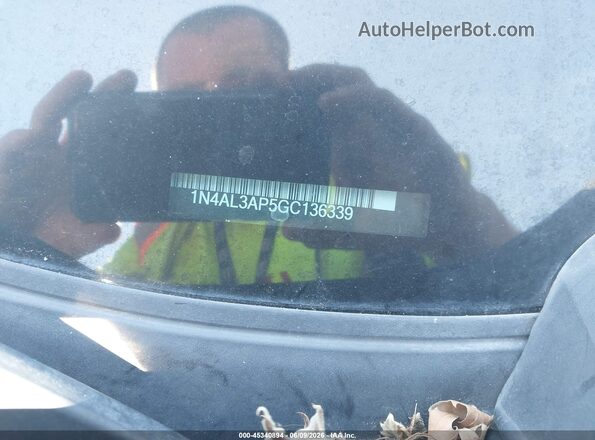 1N4AL3AP5GC136339 2016 NISSAN ALTIMA Black Вид щитка приладів