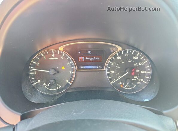 1N4AL3AP5GC152735 2016 NISSAN ALTIMA Black Вид щитка приладів
