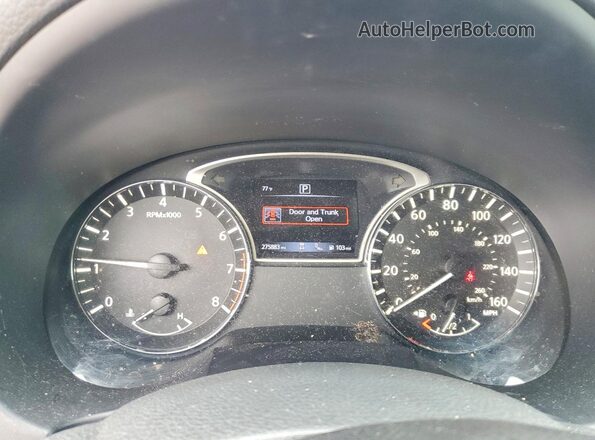 1N4AL3AP5GC165193 2016 NISSAN ALTIMA Silver Vista del cuadro de instrumentos