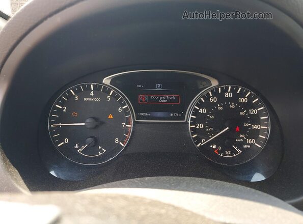 1N4AL3AP5GC178090 2016 NISSAN ALTIMA Серый Вид щитка приборов