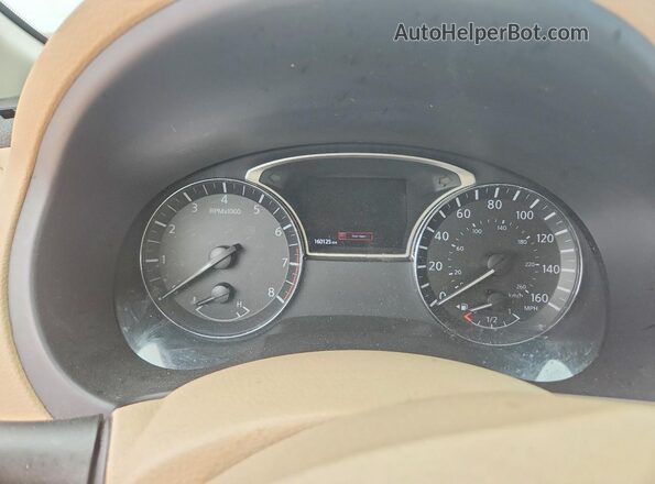 1N4AL3AP5GC184262 2016 NISSAN ALTIMA White ხელსაწყოთა პანელის ხედი