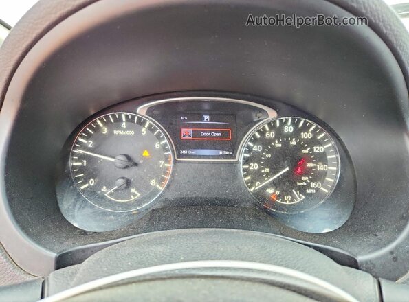 1N4AL3AP5GC254973 2016 NISSAN ALTIMA Black Instrument cluster view