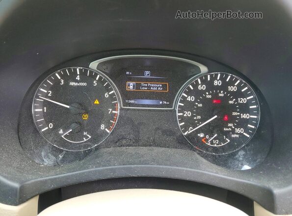1N4AL3AP5GN320135 2016 NISSAN ALTIMA Black Instrument cluster view