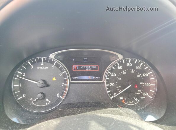 1N4AL3AP5HC125374 2017 NISSAN ALTIMA Red Vista del cuadro de instrumentos
