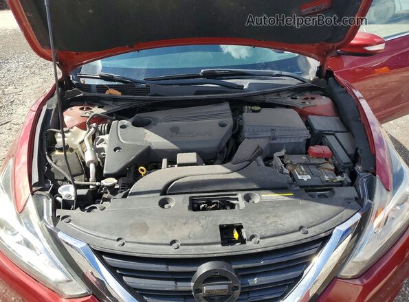 1N4AL3AP5HC125374 2017 NISSAN ALTIMA Red Vista interior trasera