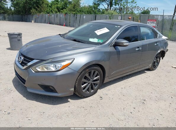 1N4AL3AP5HC154051 2017 NISSAN ALTIMA Gray Առջևի ձախ երեք քառորդ տեսարան