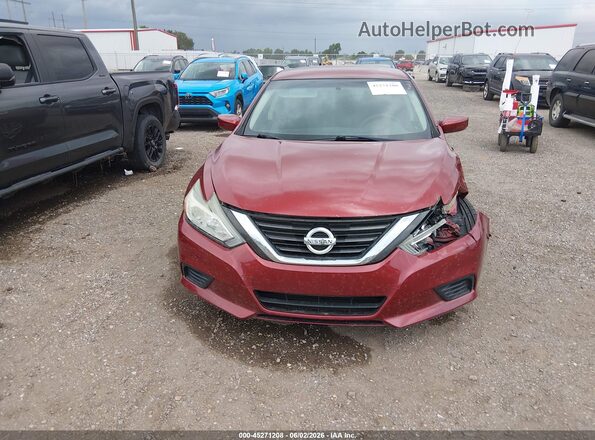 1N4AL3AP5HC172985 2017 NISSAN ALTIMA Red Widok zestawu wskaźników