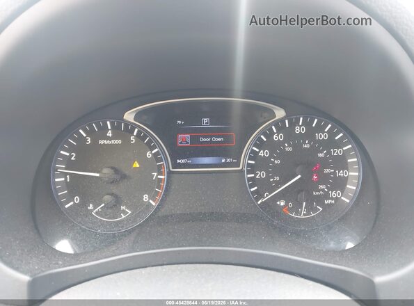 1N4AL3AP5HC193240 2017 NISSAN ALTIMA Black Widok tylnych siedzeń