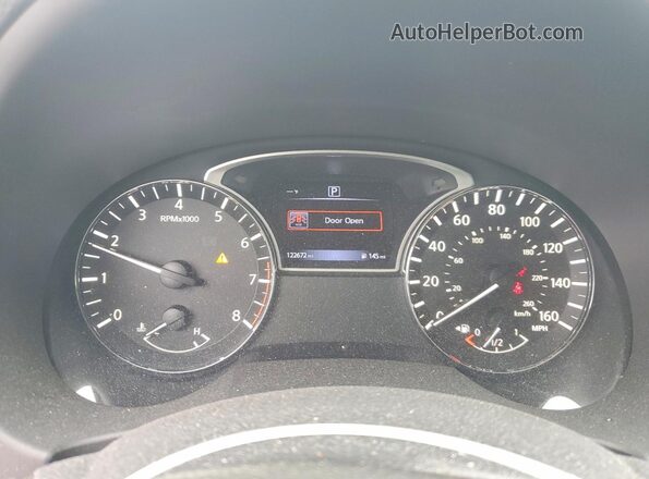 1N4AL3AP5HC243912 2017 NISSAN ALTIMA White Instrument cluster view