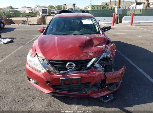 1N4AL3AP5HN337972 2017 NISSAN ALTIMA Red Widok zestawu wskaźników
