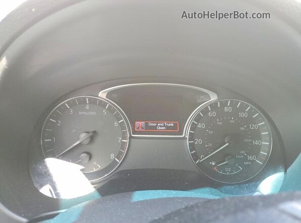 1N4AL3AP5JC177593 2018 NISSAN ALTIMA White Instrument cluster view