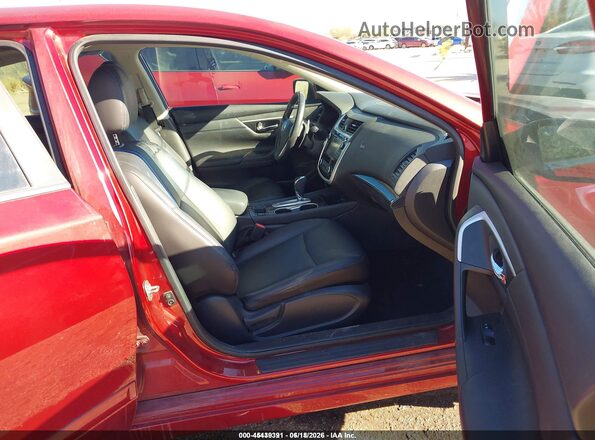 1N4AL3AP5JC184124 2018 NISSAN ALTIMA Red Widok wnętrza z przodu