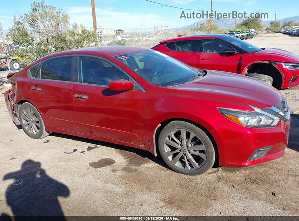 1N4AL3AP5JC184124 2018 NISSAN ALTIMA Red Widok wnętrza z tyłu