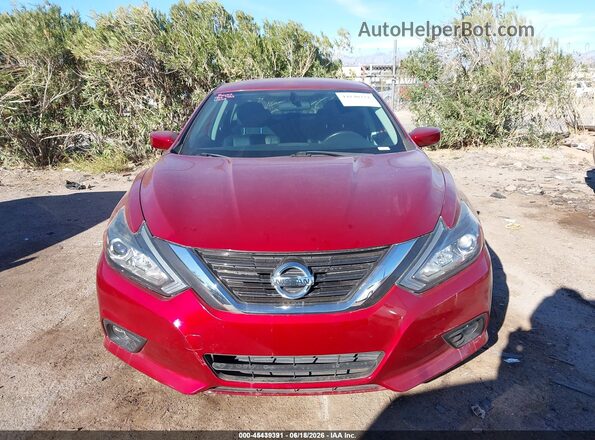 1N4AL3AP5JC184124 2018 NISSAN ALTIMA Red Widok zestawu wskaźników