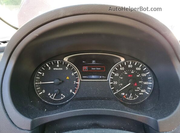 1N4AL3AP5JC474895 2018 NISSAN ALTIMA Красный Вид щитка приборов