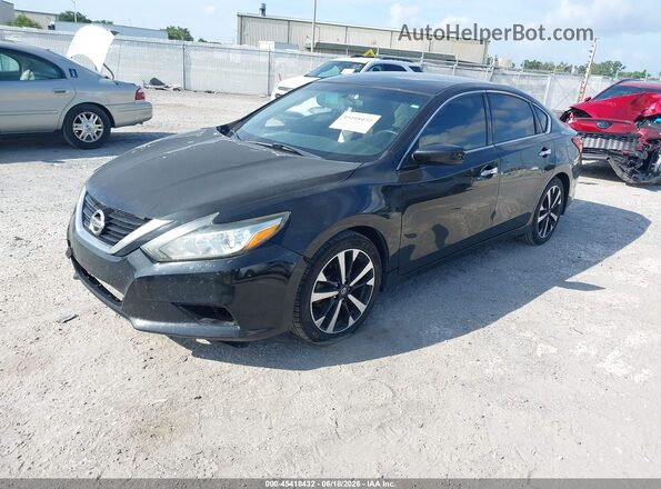 1N4AL3AP5JC475447 2018 NISSAN ALTIMA Черный Передняя левая четверть