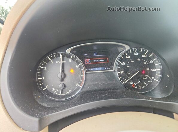 1N4AL3AP6GC120019 2016 NISSAN ALTIMA White Vista del cuadro de instrumentos