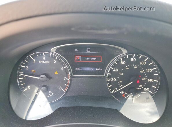1N4AL3AP6GC127584 2016 NISSAN ALTIMA Серый Вид щитка приборов