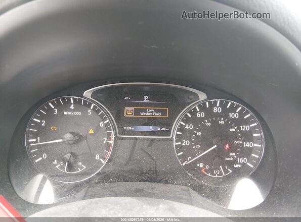 1N4AL3AP6GC128198 2016 NISSAN ALTIMA Red Widok tylnych siedzeń