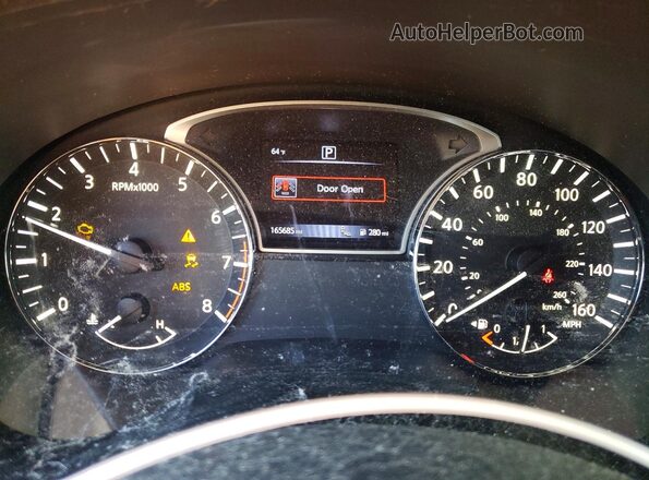 1N4AL3AP6GC181466 2016 NISSAN ALTIMA Gray Սարքավորումների վահանակի տեսք