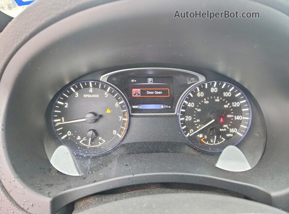 1N4AL3AP6GC237440 2016 NISSAN ALTIMA Blue Вид щитка приладів