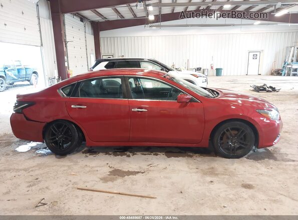 1N4AL3AP6GC239849 2016 NISSAN ALTIMA Red Widok wnętrza z tyłu