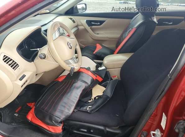 1N4AL3AP6GC260202 2016 NISSAN ALTIMA Красный Вид салона спереди