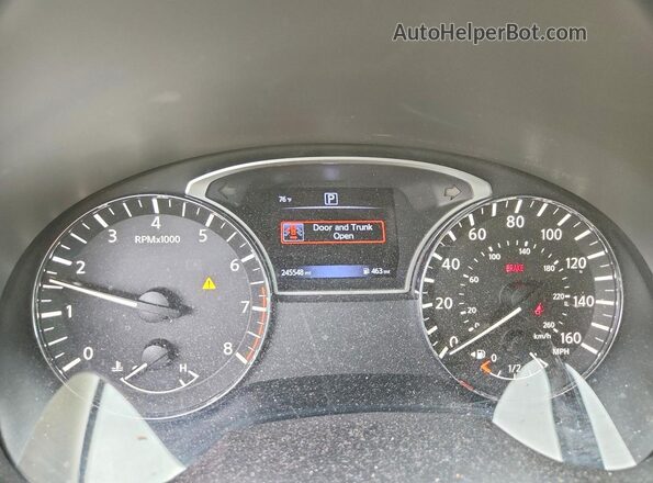 1N4AL3AP6GC261043 2016 NISSAN ALTIMA White ხელსაწყოთა პანელის ხედი