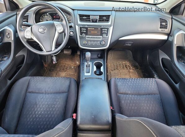 1N4AL3AP6GN358490 2016 NISSAN ALTIMA Black Widok deski rozdzielczej