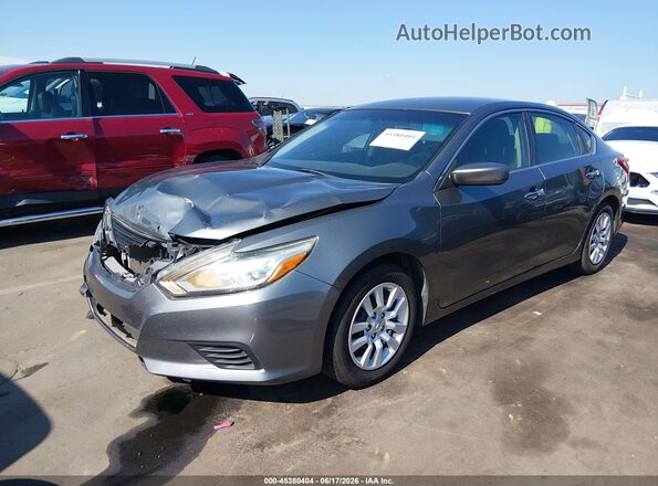 1N4AL3AP6GN361969 2016 NISSAN ALTIMA Gray წინა მარცხენა ხედი სამი მეოთხედიდან