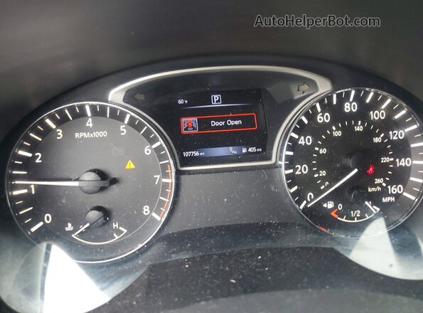 1N4AL3AP6HC153832 2017 NISSAN ALTIMA Red Instrument cluster view